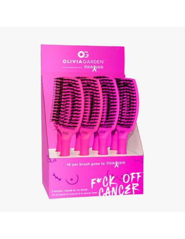 EXPOSITOR CEPILLOS FINGERBRUSH THINK PINK (4 VIOLET/4 PINK)